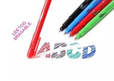 4 Warna LeeToo Gel Tinta Pena Warna Pena Dihapus 0.7mm Tip