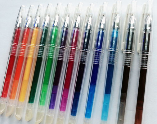 Menulis Halus 20 Warna Pena Bola Gesekan Gel yang Dapat Dihapus