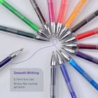 Multi Color Retractable Erasable Gel Pens Dengan 0.5mm 0.7mm Nib