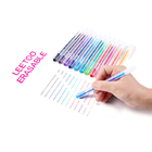 20 Warna Menulis Halus 0,7mm Pena Tinta yang Dapat Dihapus Panas