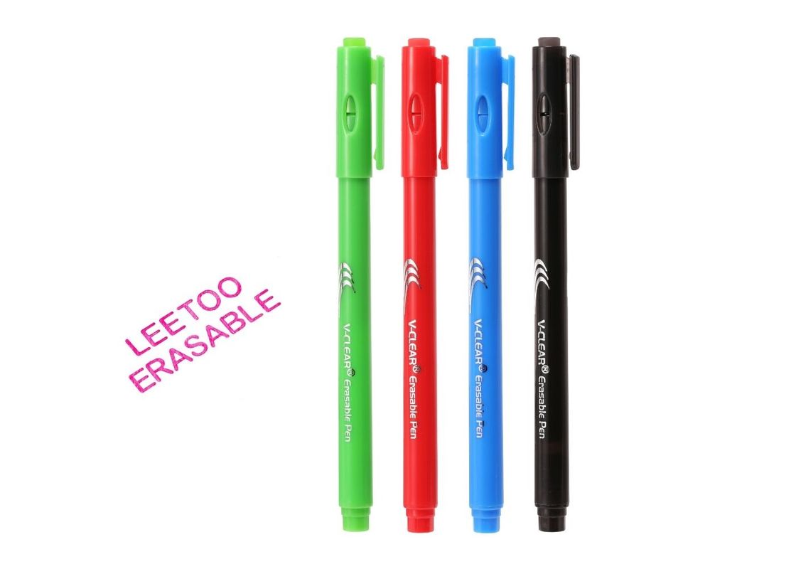 4 Warna LeeToo Gel Tinta Pena Warna Pena Dihapus 0.7mm Tip