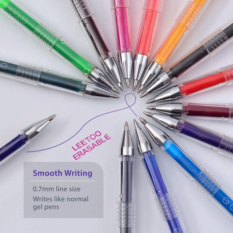 Magic 0.5mm Fine Point 14 Warna Menggambar Tinta Penghapus Pena