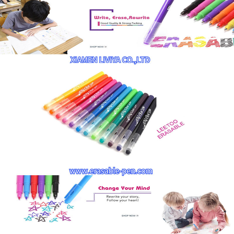 Hapus Mudah 12 Warna Friction Warna Spidol Dihapus